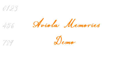 Aviola Memories Demo