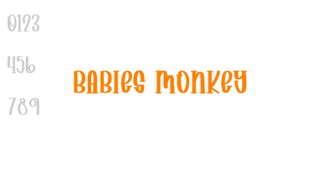 BABIES MONKEY