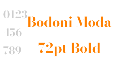 Bodoni Moda 72pt Bold