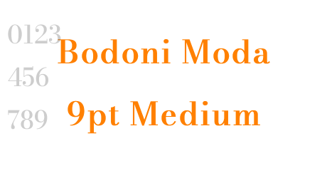 Bodoni Moda 9pt Medium