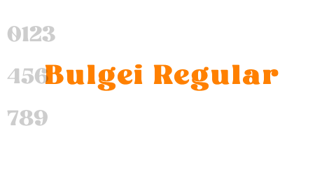 Bulgei Regular