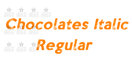 Chocolates Italic Regular