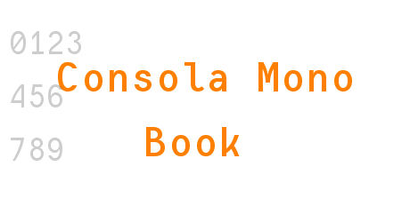 Consola Mono Book