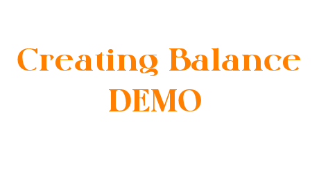 Creating Balance DEMO