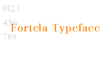 Fortela Typeface