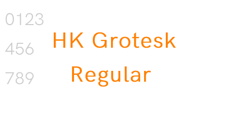 HK Grotesk Regular