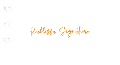 Kallissa Signature