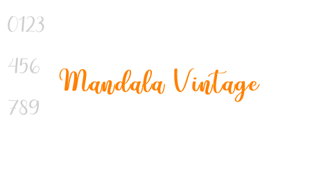 Mandala Vintage