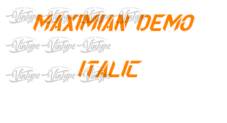 Maximian Demo Italic