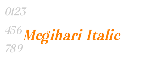 Megihari Italic