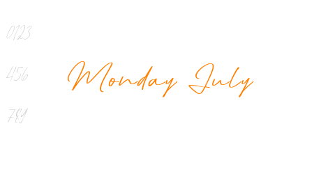 Monday July