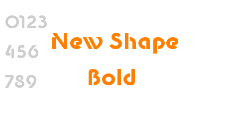 New Shape Bold