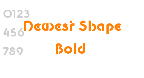 Newest Shape Bold