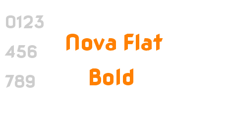 Nova Flat Bold