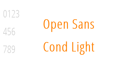 Open Sans Cond Light
