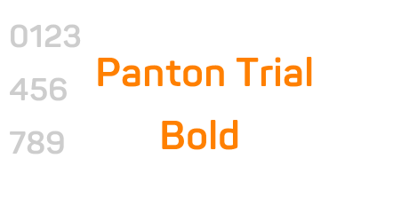 Panton Trial Bold
