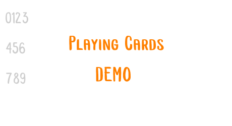 Playing Cards DEMO