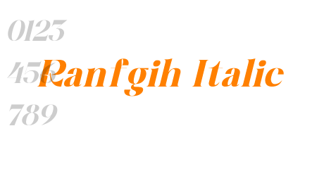 Ranfgih Italic
