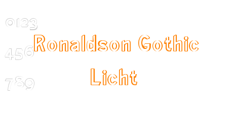 Ronaldson Gothic Licht