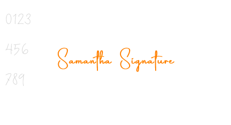 Samantha Signature