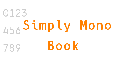 Simply Mono Book