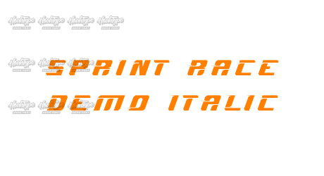 Sprint Race Demo Italic