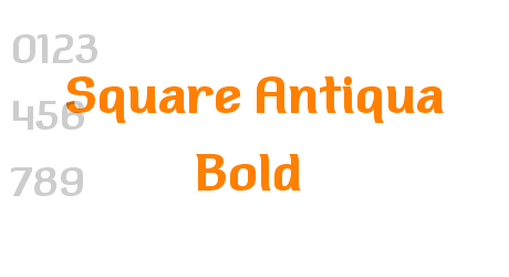 Square Antiqua Bold