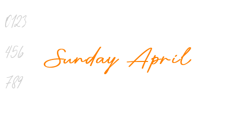 Sunday April