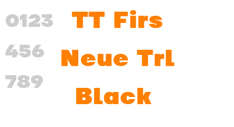TT Firs Neue Trl Black