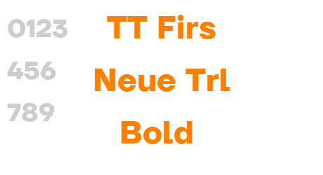 TT Firs Neue Trl Bold