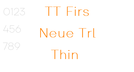 TT Firs Neue Trl Thin