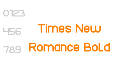 Times New Romance Bold