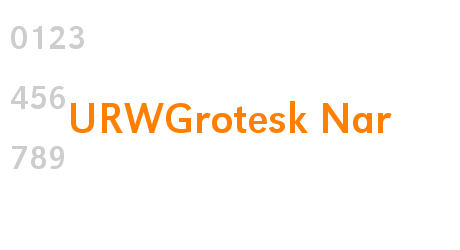 URWGrotesk Nar