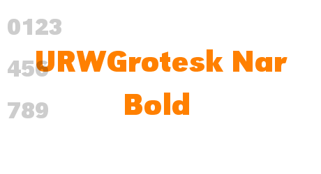 URWGrotesk Nar Bold