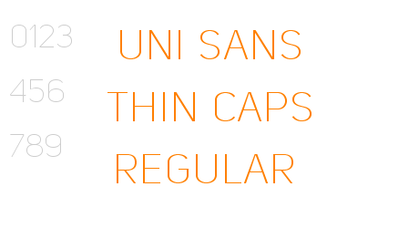 Uni Sans Thin CAPS Regular