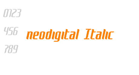 neodigital Italic