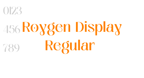Roygen Display Regular