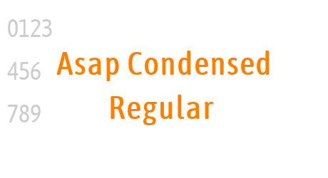 Asap Condensed Regular