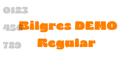 Bilgres DEMO Regular