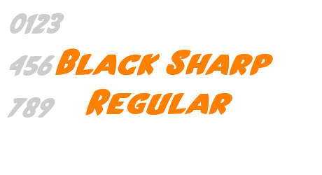 Black Sharp Regular