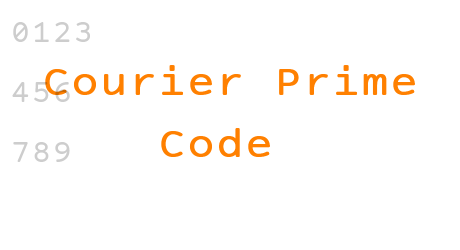 Courier Prime Code