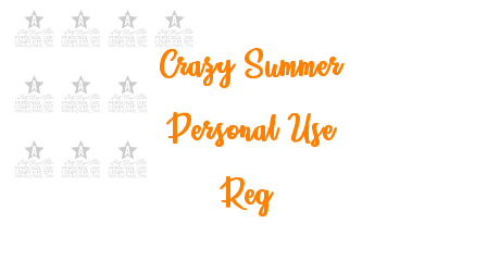 Crazy Summer Personal Use Reg