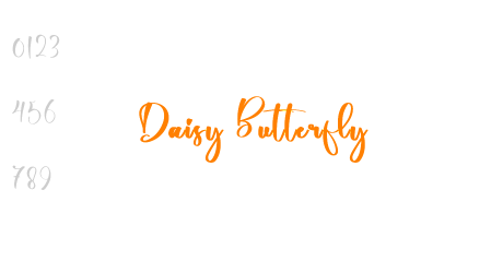 Daisy Butterfly