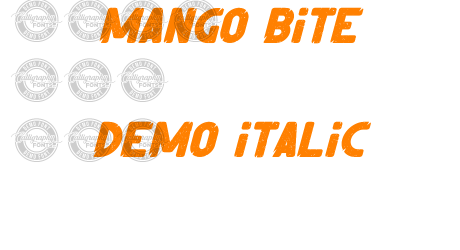 Mango Bite Demo Italic