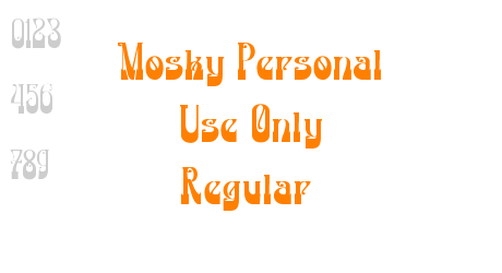 Mosky Personal Use Only Regular