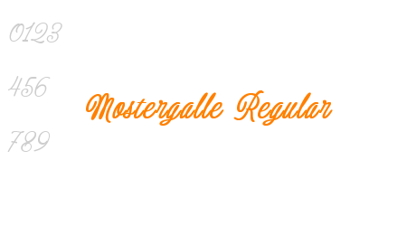 Mostergalle Regular