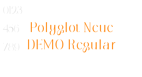 Polyglot Neue DEMO Regular