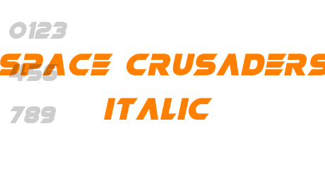 Space Crusaders Italic