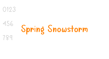 Spring Snowstorm