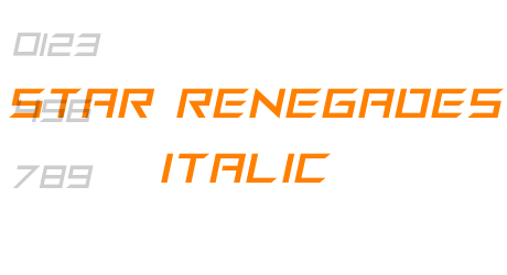 Star Renegades Italic